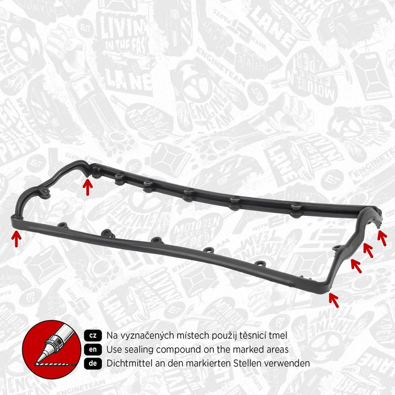 ET ENGINETEAM TM0041 Gasket, cylinder head cover