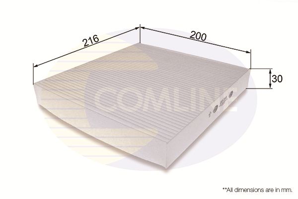 EKF264 Comline - Фільтр салону ( аналогWP9322/LA424 )