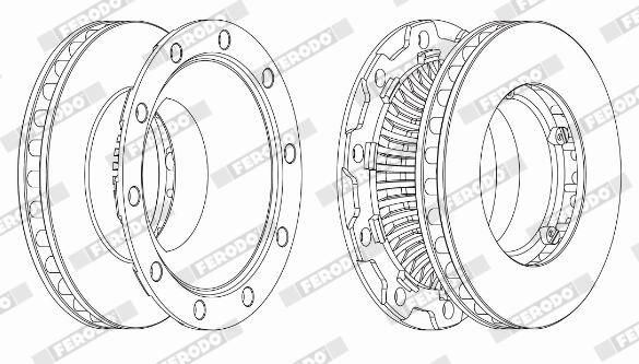 Brzdový kotouč FCR253A