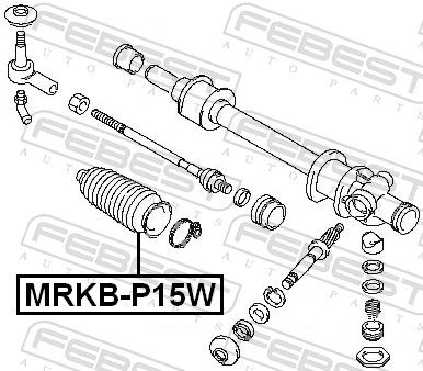 FEBEST MRKB-P15W Bellow, steering