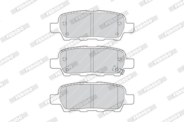 FERODO FDB4324 Brake Pad Set, disc brake