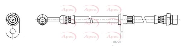 APEC Brake Hose HOS4491