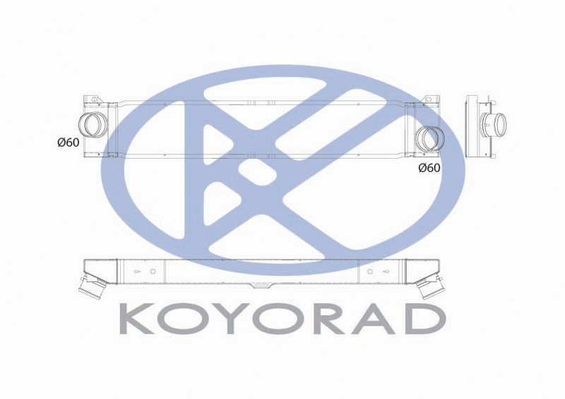 Intercooler, compresor KOYORAD IA470209