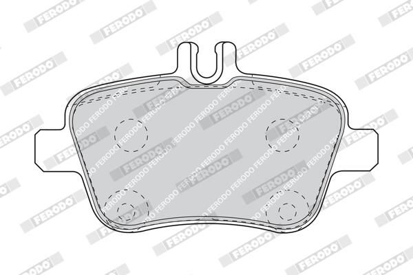 FERODO FDB4163 Brake Pad Set, disc brake