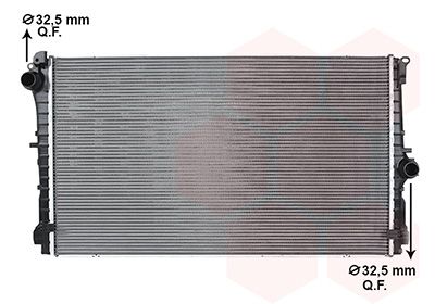 VAN WEZEL Radiatorius, variklio aušinimas