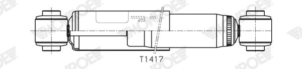 Tlumič pérování T1417