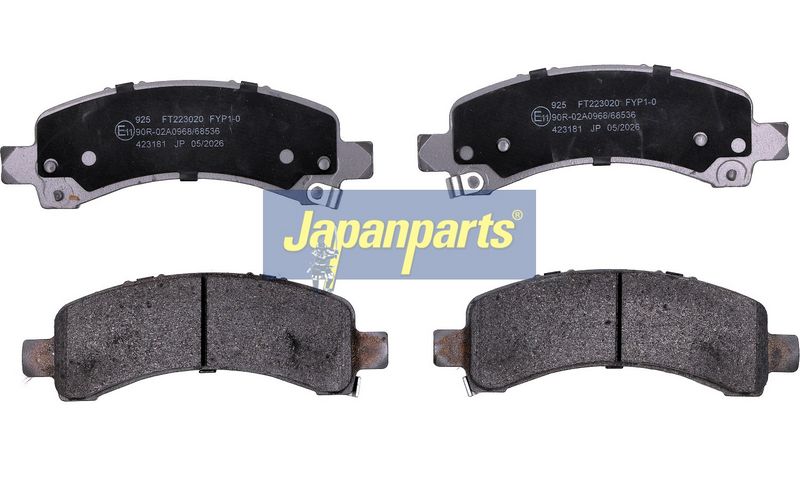 set placute frana,frana disc JAPANPARTS PP-925AF