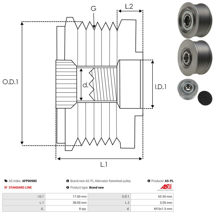 This part match OEM code: 51261055013