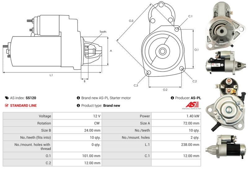 AS-PL S5120 Starter
