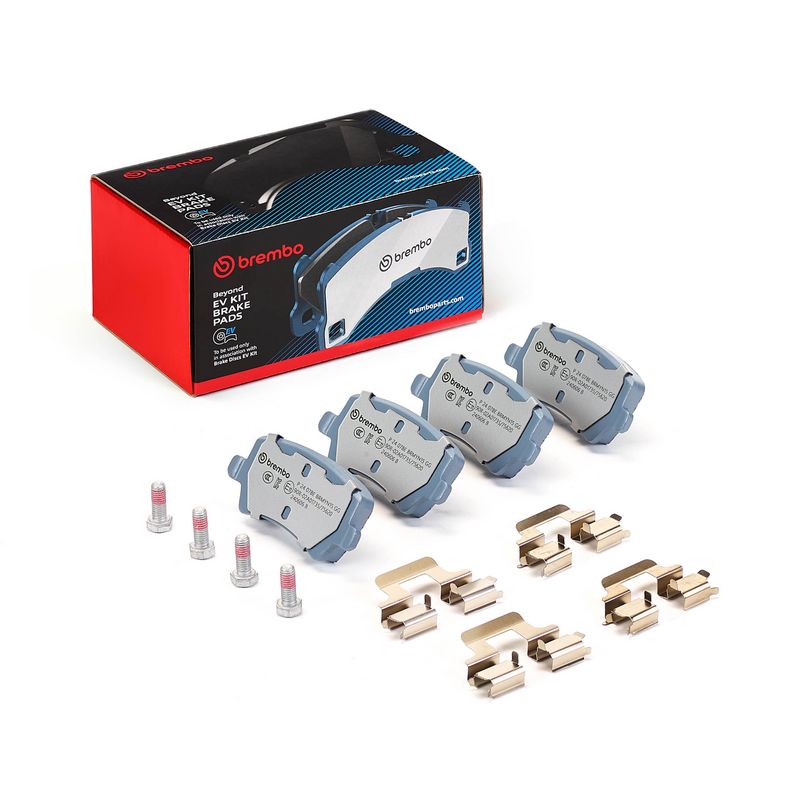 комплект спирачно феродо, дискови спирачки BREMBO