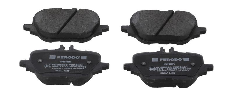 Bremsbelagsatz, Scheibenbremse