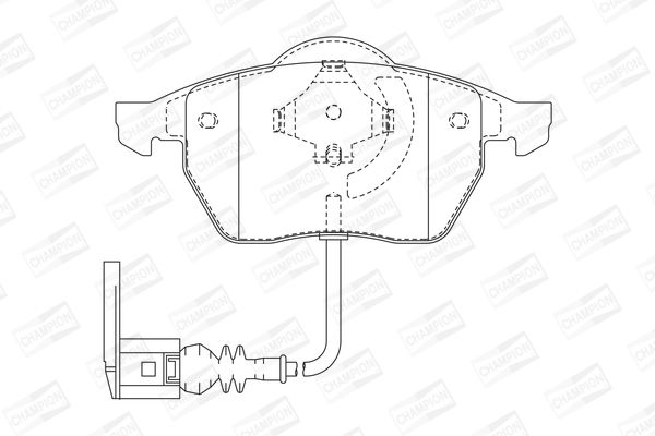 Колодки тормозные (передние) на A3, Bora, Golf, Ibiza, Jetta, Leon, New Beetle, Octavia, Passat B3, Passat B5, Polo, ...