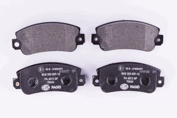 HELLA PAGID 8DB 355 007-121 Brake Pad Set, disc brake