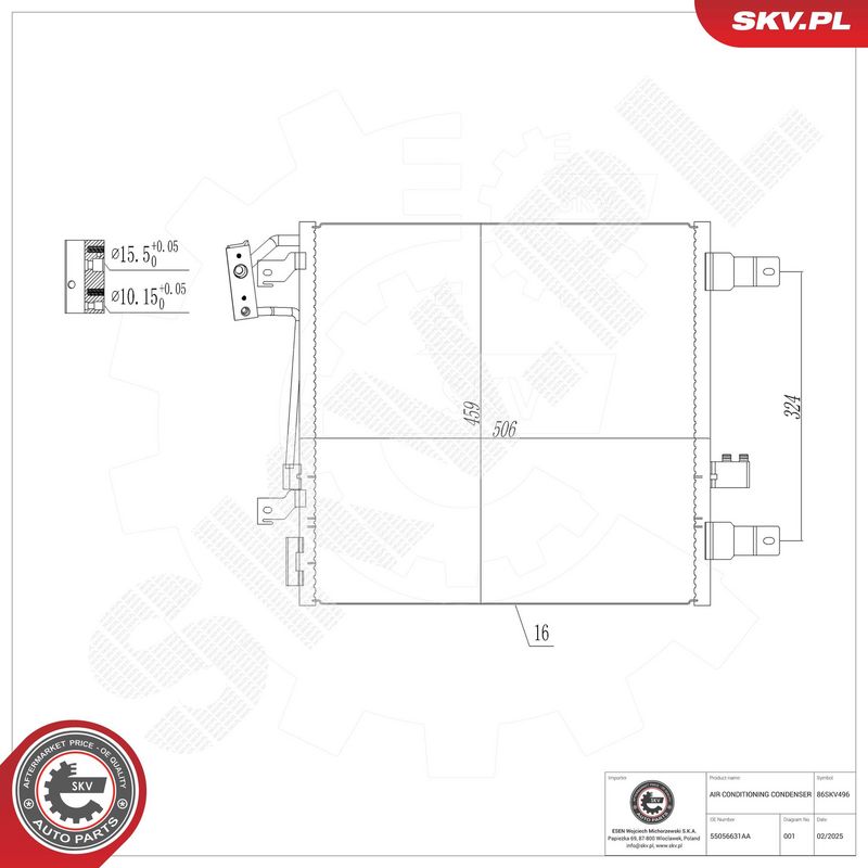 Kondensaator, kliimaseade, ESEN SKV 86SKV496