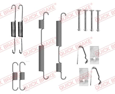 Комплект приладдя, гальмівна колодка, Quick Brake 105-0054