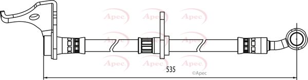 APEC Brake Hose HOS3986