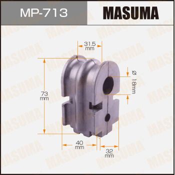 Втулка, стабілізатор, Masuma MP713