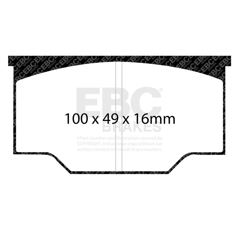 EBC Brakes Remblokkenset, schijfrem DP4073R