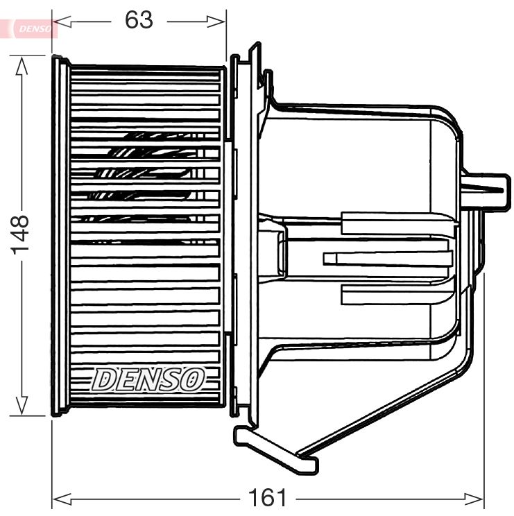 DENSO Utastér-ventilátor DEA07027