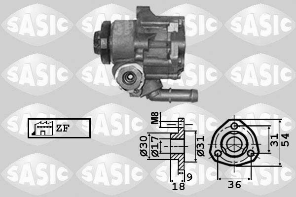 SASIC hidraulikus szivattyú, kormányzás 7076024