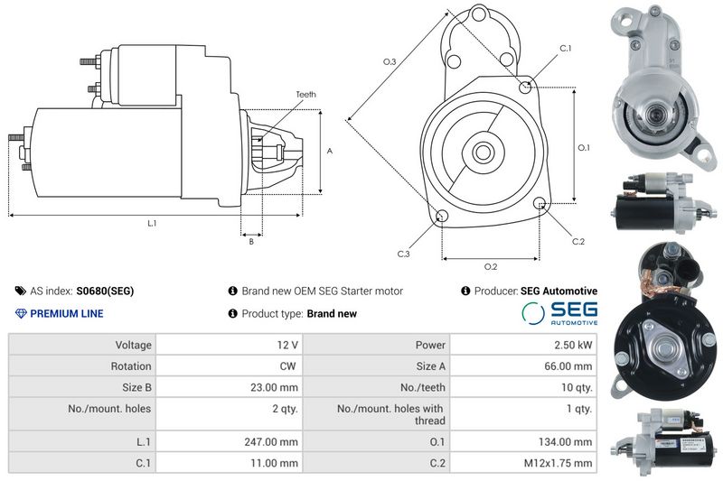 AS-PL S0680(SEG) Starter