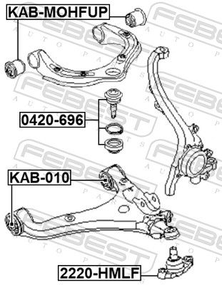 FEBEST 2220-HMLF Ball Joint