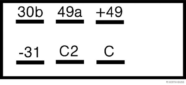 Přerušovač blinkru 75605139
