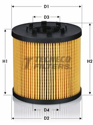 Оливний фільтр, Tecneco OL0225E