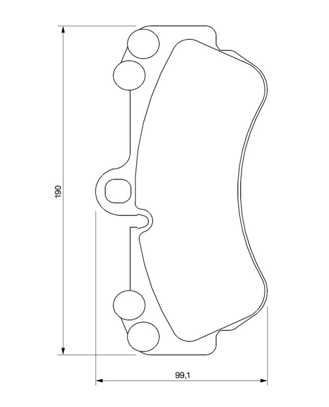 BOSCH 0986424740 Brake Pad Set, disc brake