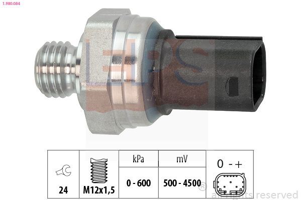 Sensor, presión gas de escape