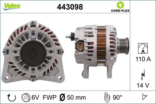 VALEO Dynamo / Alternator 443098