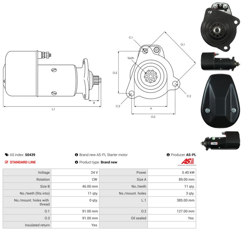 AS-PL S0439 Starter