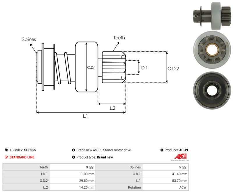 Vabajooks, starter, AS-PL SD6055