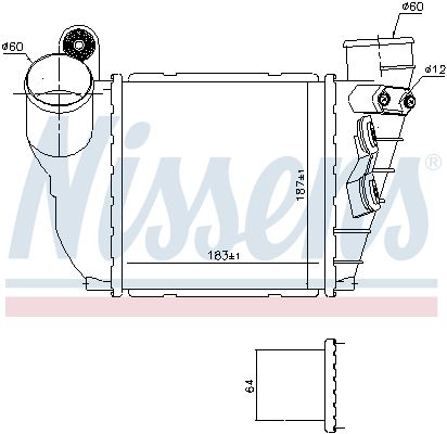 NISSENS 96488 Charge Air Cooler