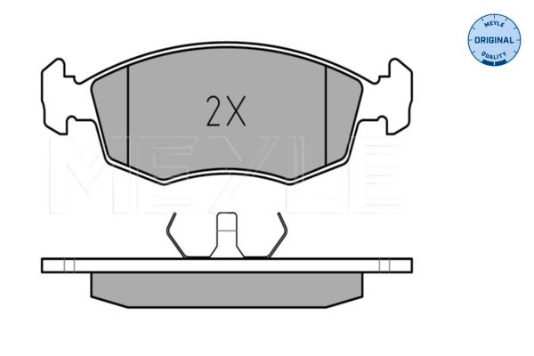 MEYLE 025 209 0818 Brake Pad Set, disc brake