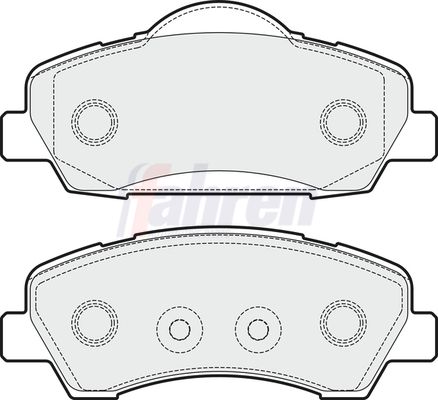 Fahren Brake Pad Set, disc brake FBP3732