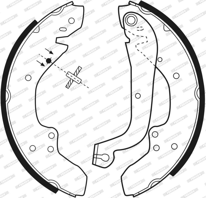 Juego de zapatas de frenos