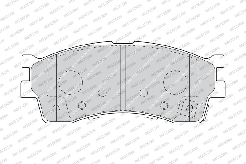 FERODO Plaquettes de frein à disque FDB1602