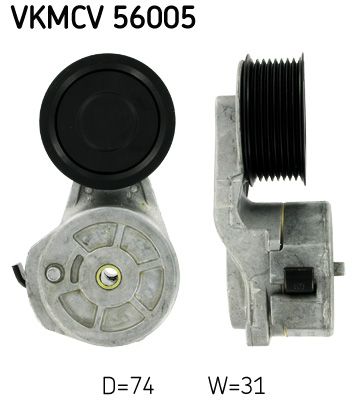 Натяжний ролик, поліклиновий ремінь, Skf VKMCV56005