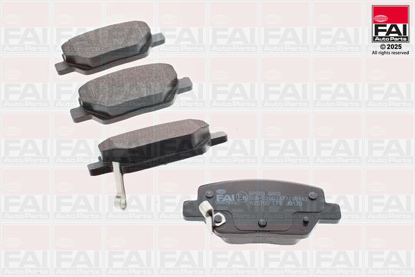 FAI AutoParts Stabdžių trinkelių rinkinys, diskinis stabdys