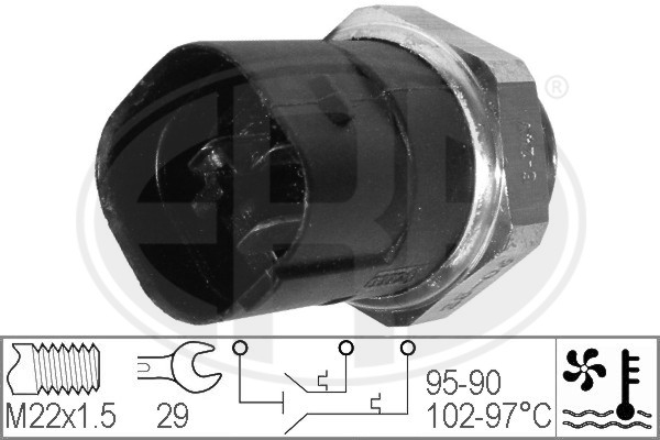 WILMINK GROUP hőkapcsoló, hűtőventilátor WG1777085