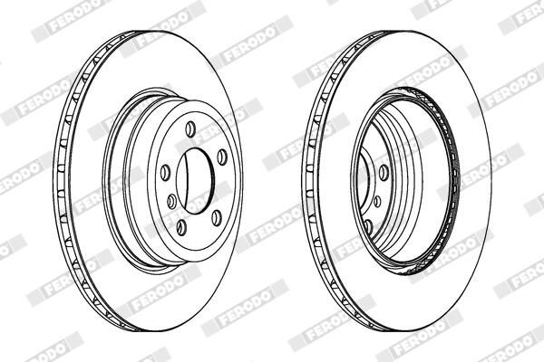 FERODO DDF1716C-1 Brake Disc
