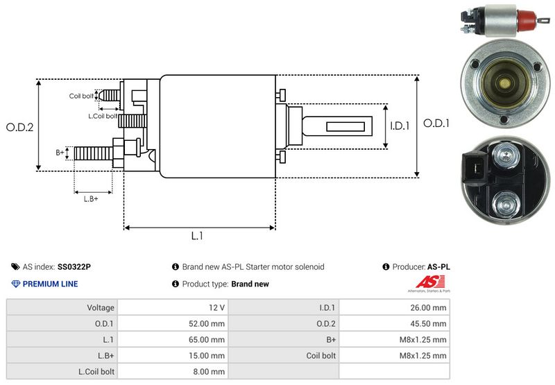 This part match OEM code: 12417520452