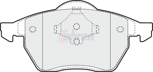 Fahren Brake Pad Set, disc brake FBP3305