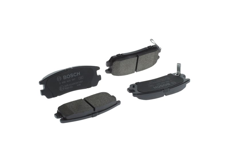 Piduriklotsi komplekt, ketaspidur, BOSCH 0 986 424 367