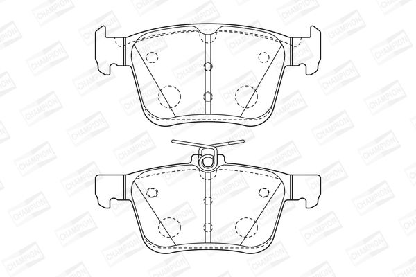 Колодки гальмівні (задні) на A3, A8, Ateca, Eos, Golf, Karoq, Leon, Passat B8, Q2, Superb, T-Roc, TT, Tiguan, Touran