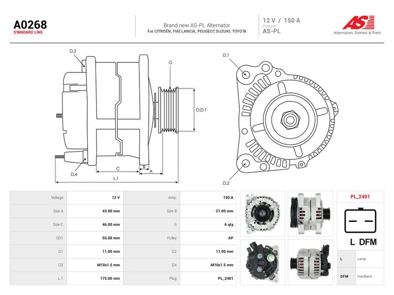Generaator, AS-PL A0268