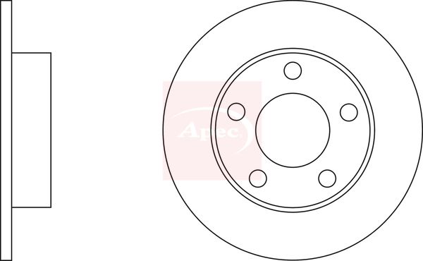 APEC Brake Disc DSK2052