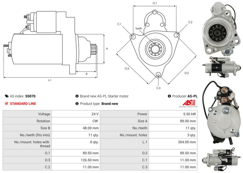 AS-PL S5070 Starter