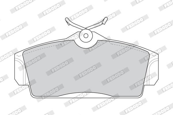 FERODO Plaquettes de frein à disque FDB1096